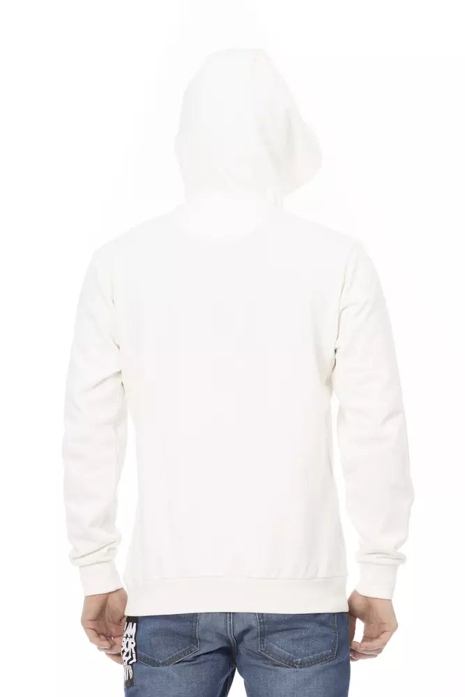  - White Cotton Men Sweater