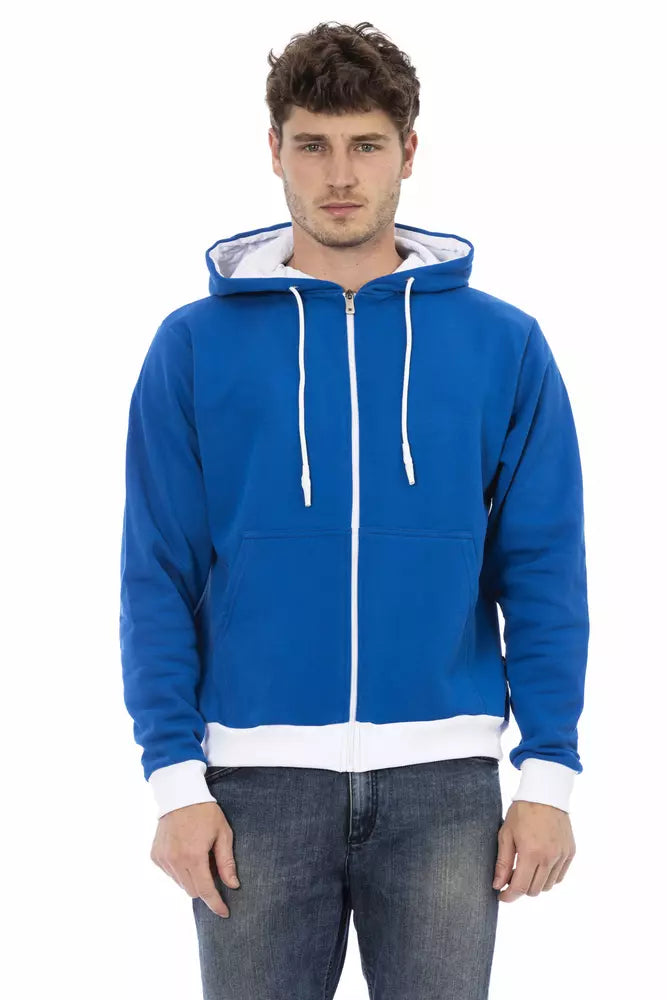  - Blue Wool Men Sweater