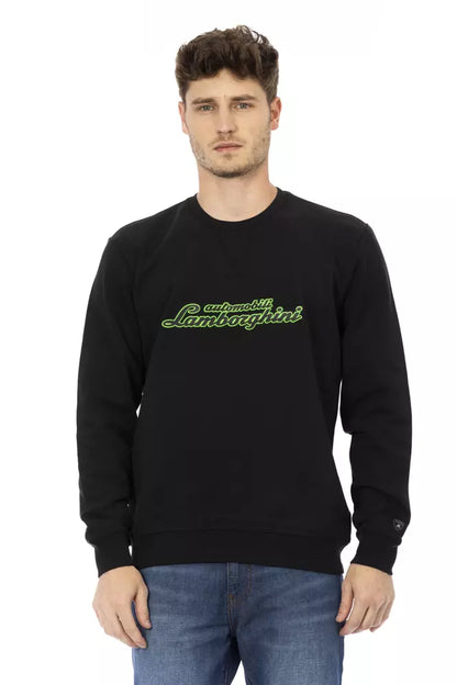  - Black Cotton Men Sweater