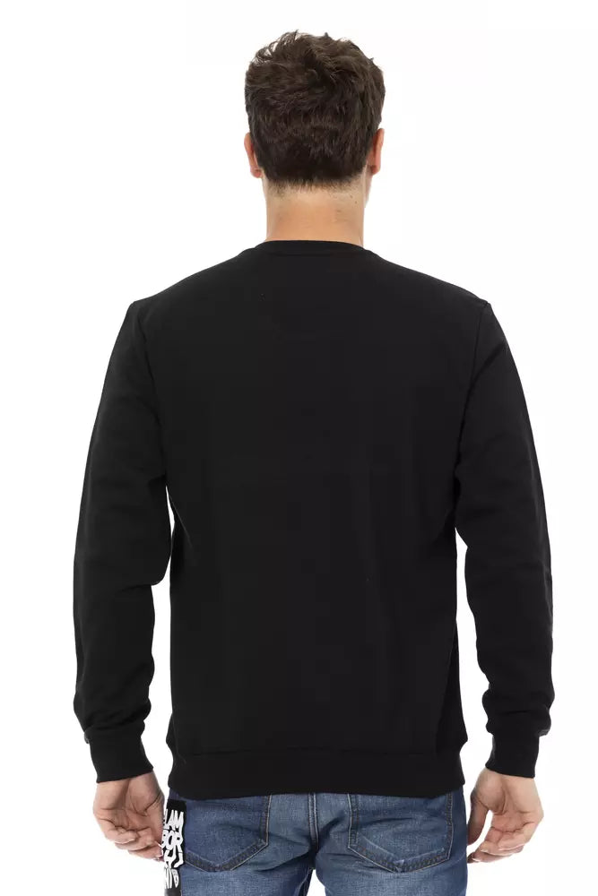  - Black Cotton Men Sweater