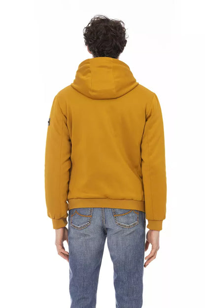  - Yellow Polyester Men Jacket