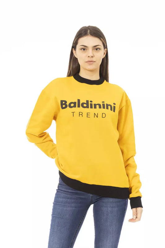  - Yellow Cotton Women Sweater