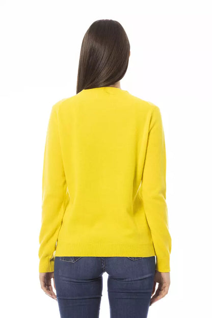  - Yellow Wool Women Sweater