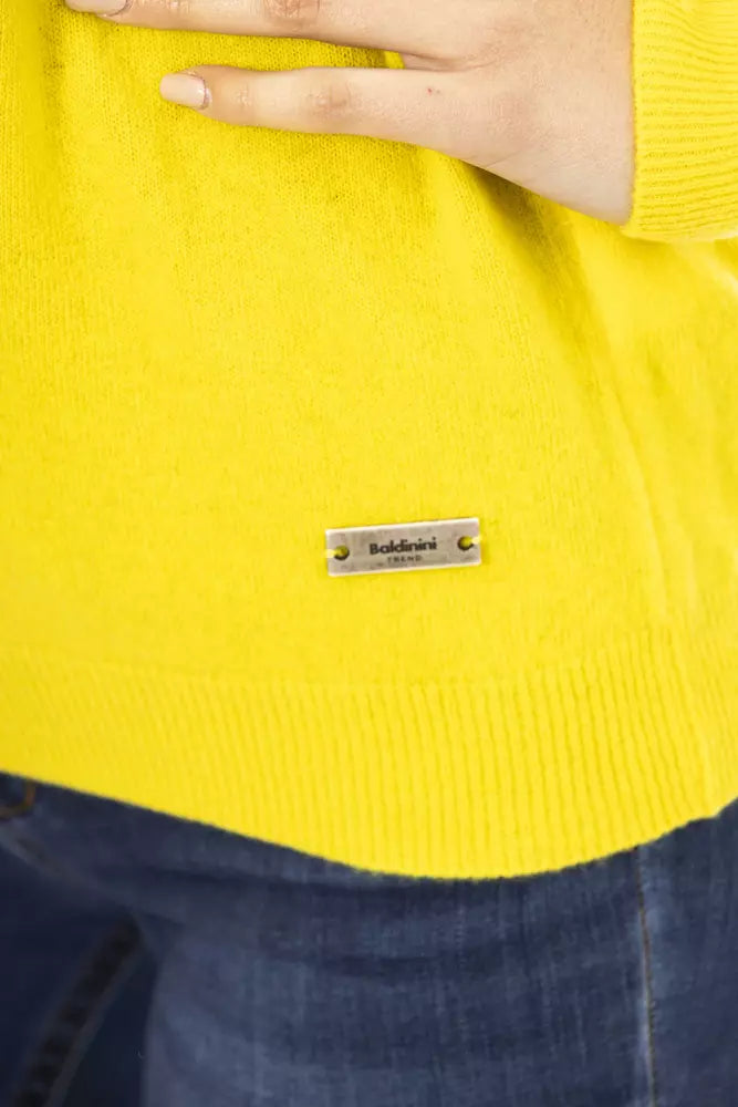  - Yellow Wool Women Sweater