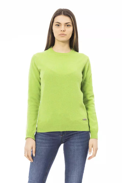  - Green Wool Women Sweater