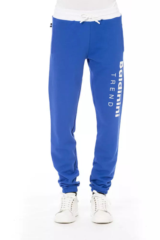  - Blue Cotton Men Pants