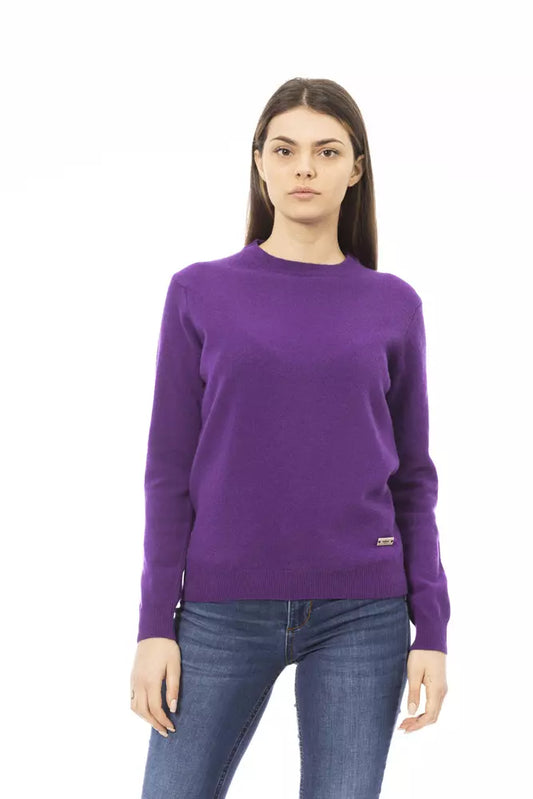  - Purple Wool Women Sweater