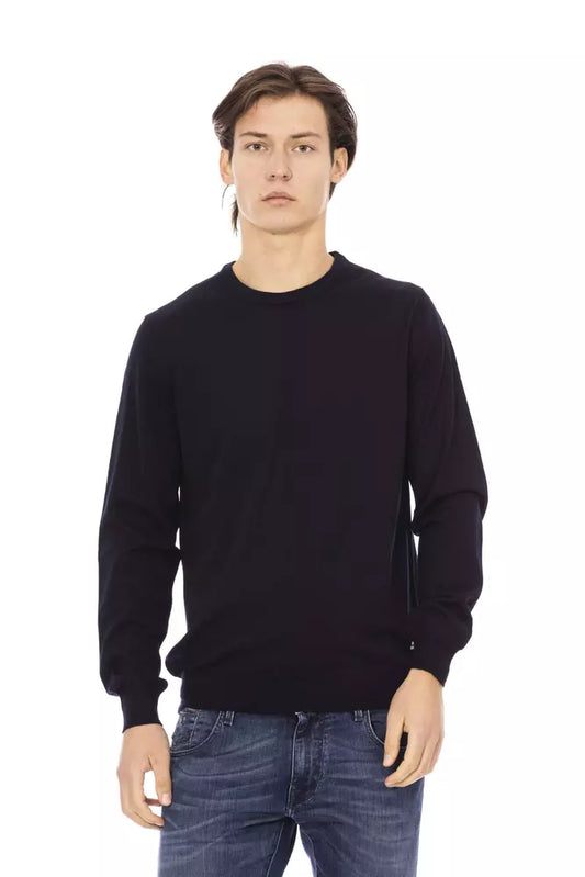  - Blue Fabric Men Sweater