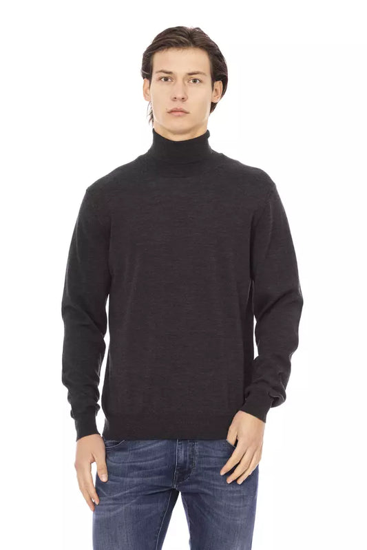  - Brown Fabric Men Sweater