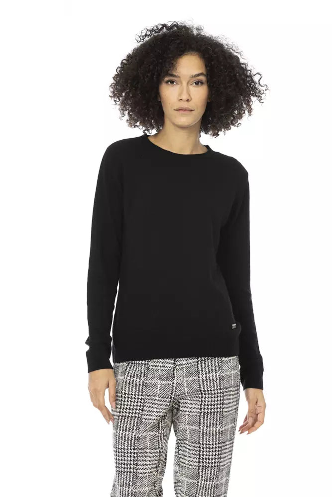  - Black Wool Women Sweater