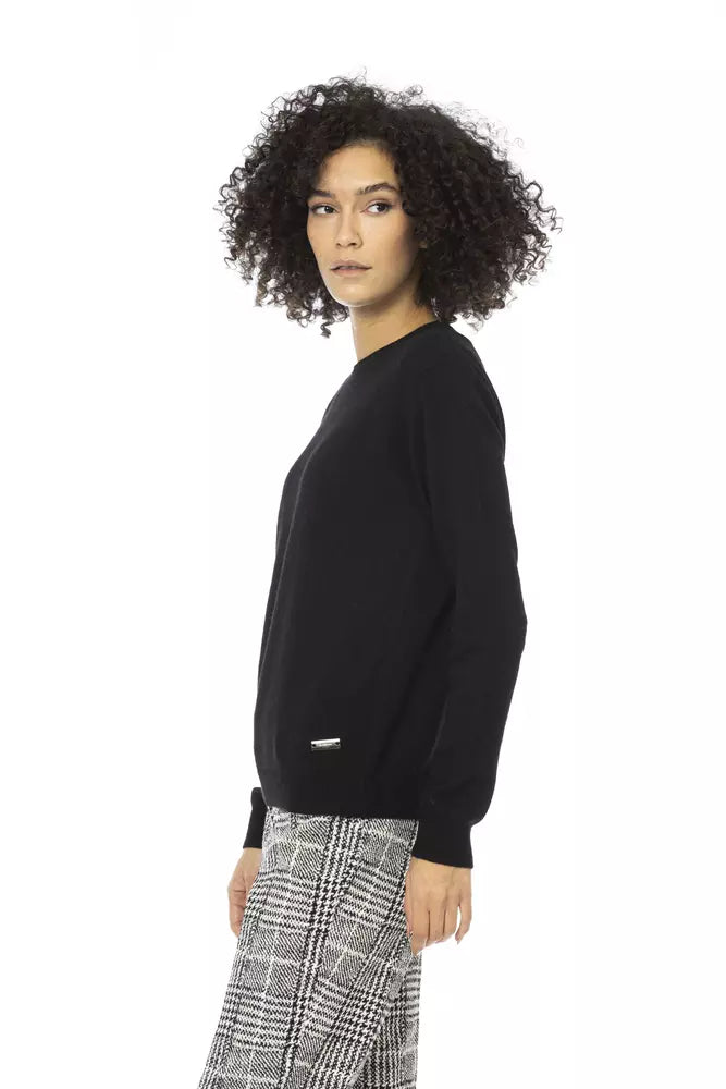  - Black Wool Women Sweater