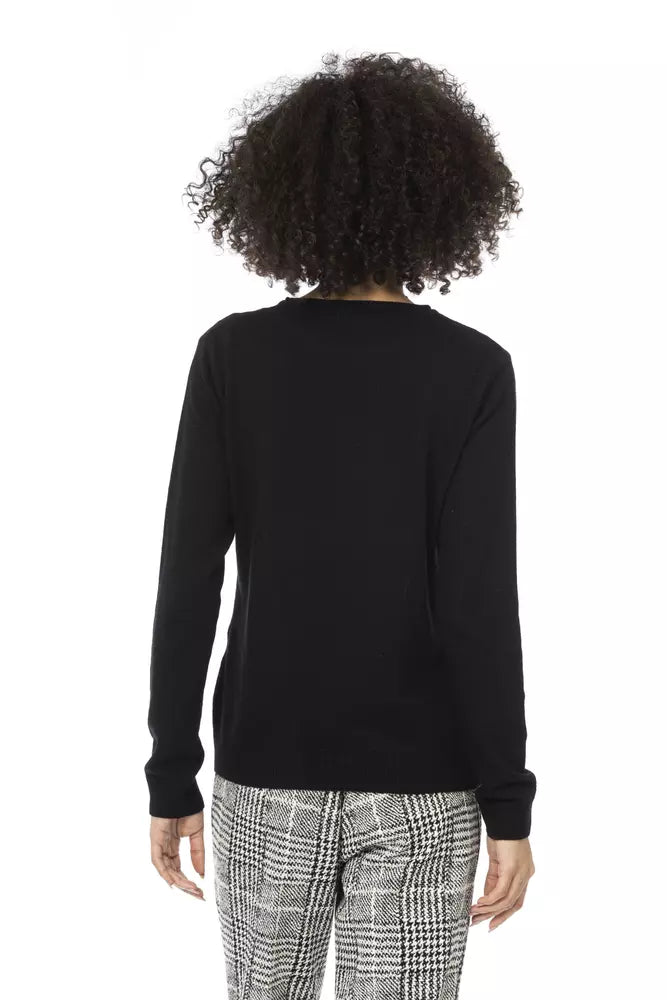  - Black Wool Women Sweater