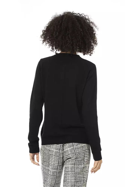  - Black Wool Women Sweater