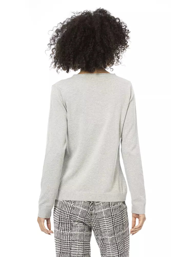  - Gray Wool Women Sweater