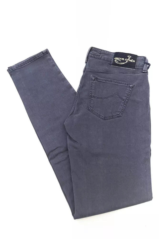  - Blue Cotton-Like Women's Jean