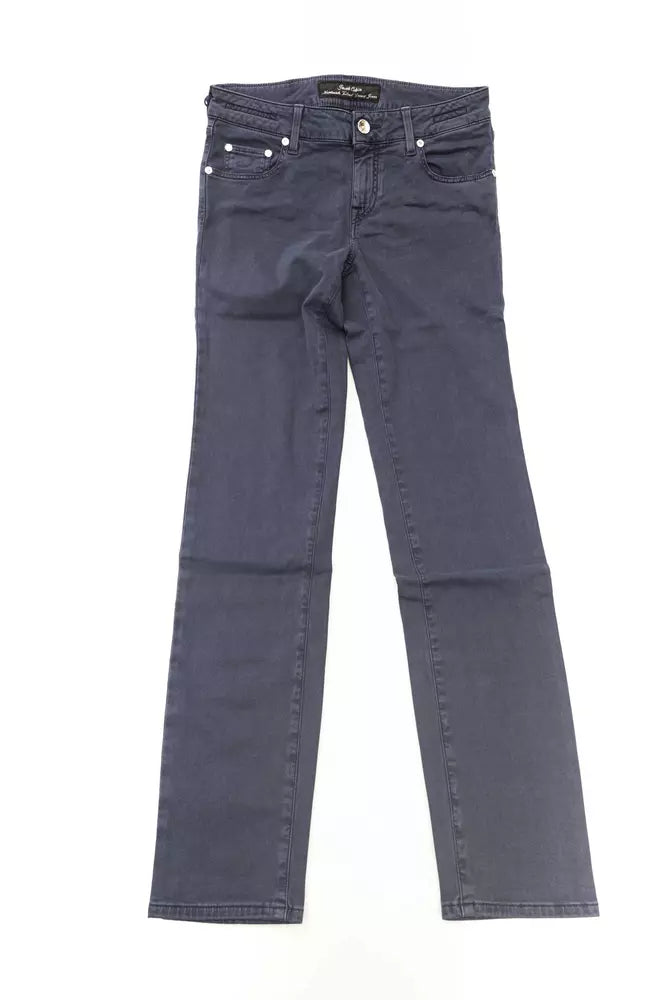  - Blue Cotton-Like Women's Jean