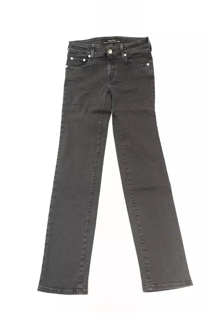  - Black Cotton Women's Jeans