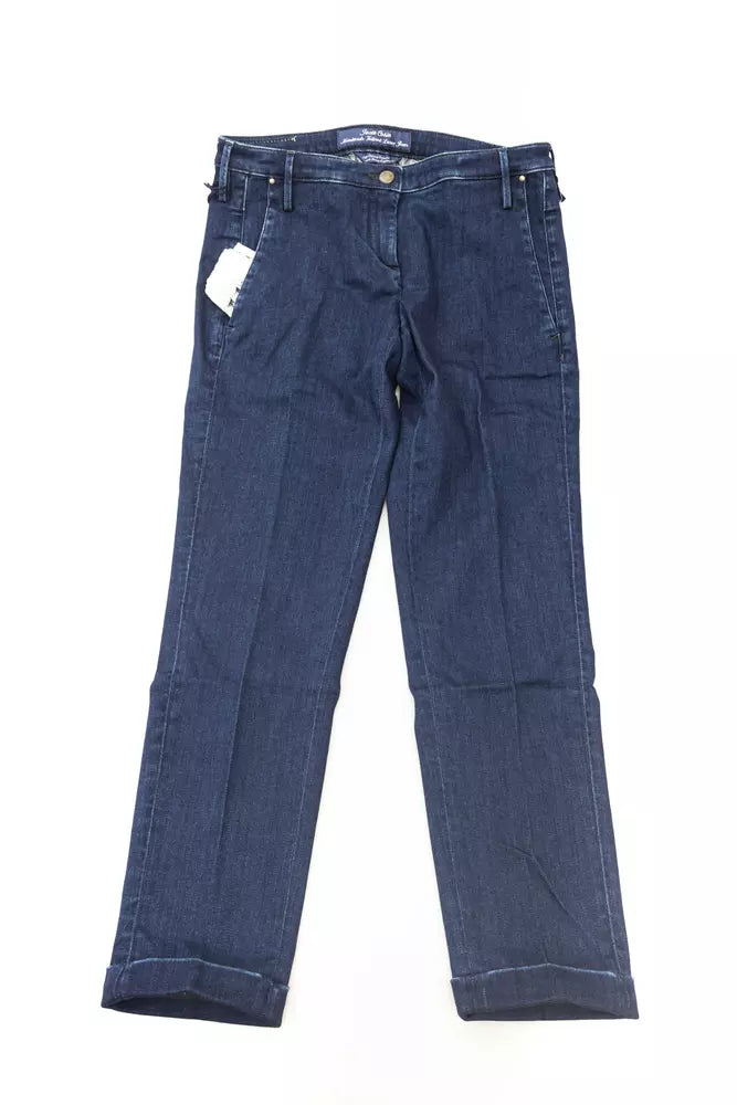  - Blue Cotton Women Jeans