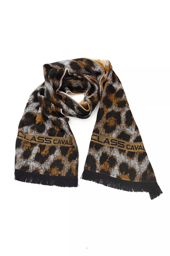  - Brown Wool Men Scarf