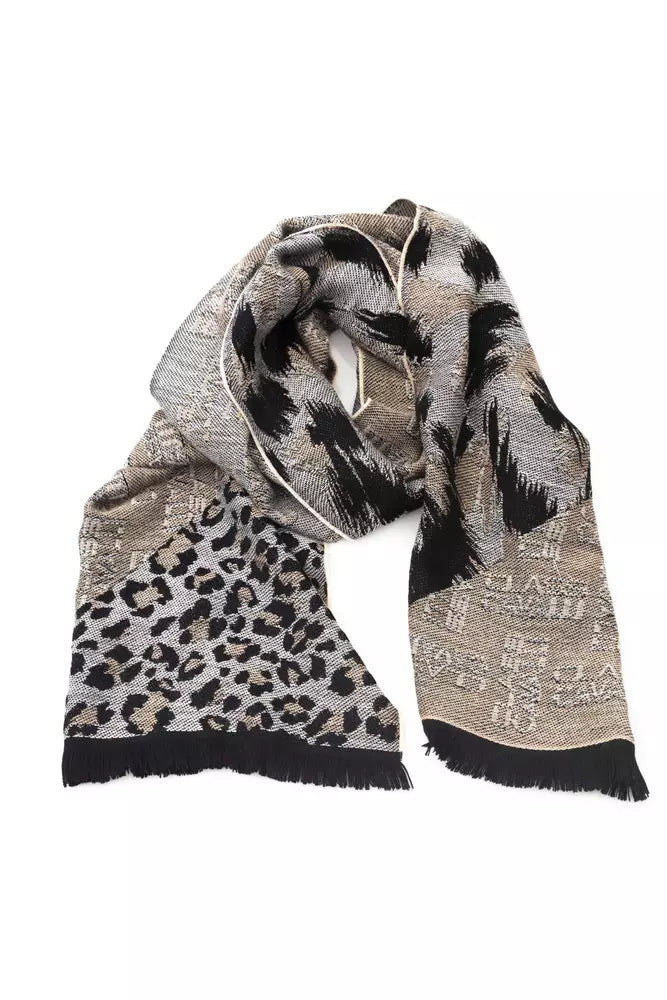  - Beige Wool Men Scarf