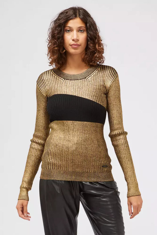  - Gold Wool Women Sweater