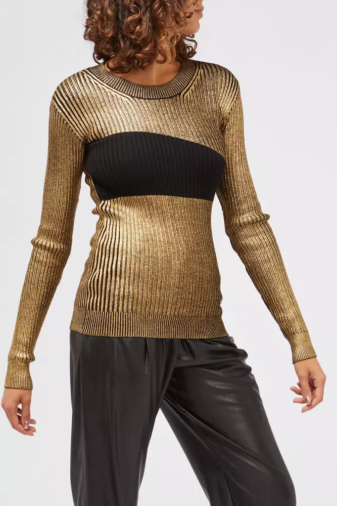  - Gold Wool Women Sweater