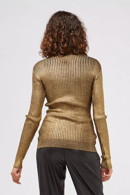  - Gold Wool Women Sweater