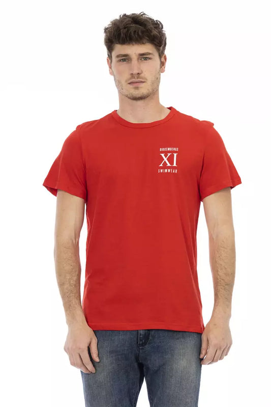  - Red Cotton Men T-Shirt