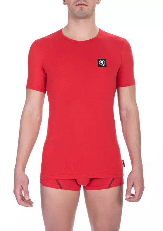  - Red Cotton Men's T-Shirt