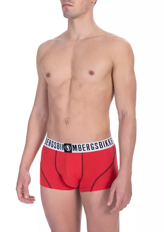  - Red Cotton Men's Underwear Trunk