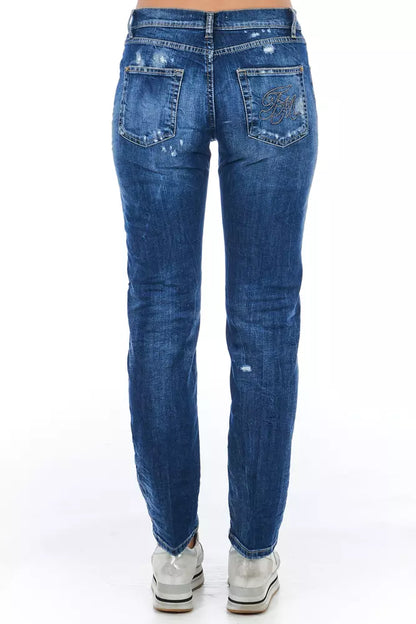  - Blue Cotton Women Jeans