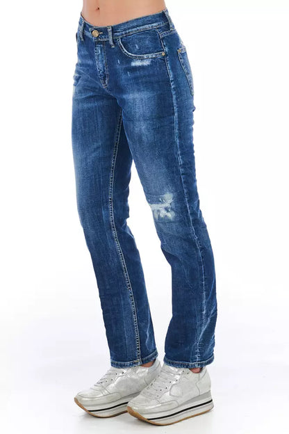  - Blue Cotton Women Jeans