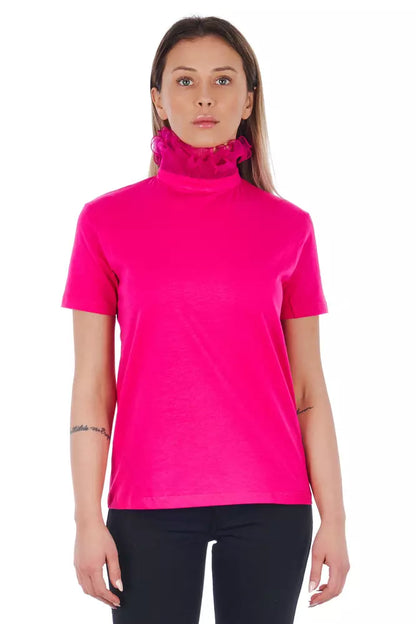  - Pink Cotton Women T-Shirt