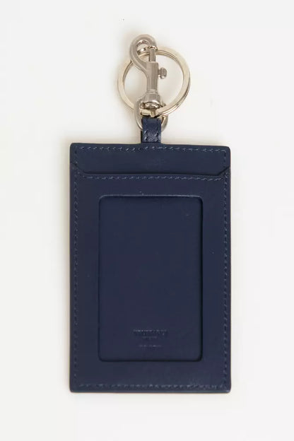  - Blue Leather Men Keychain