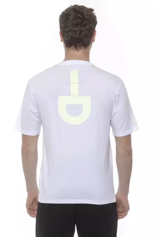  - White Cotton Men T-Shirt