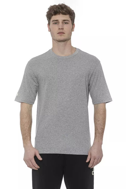  - Gray Cotton Men TShirt