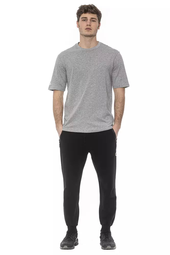  - Gray Cotton Men TShirt