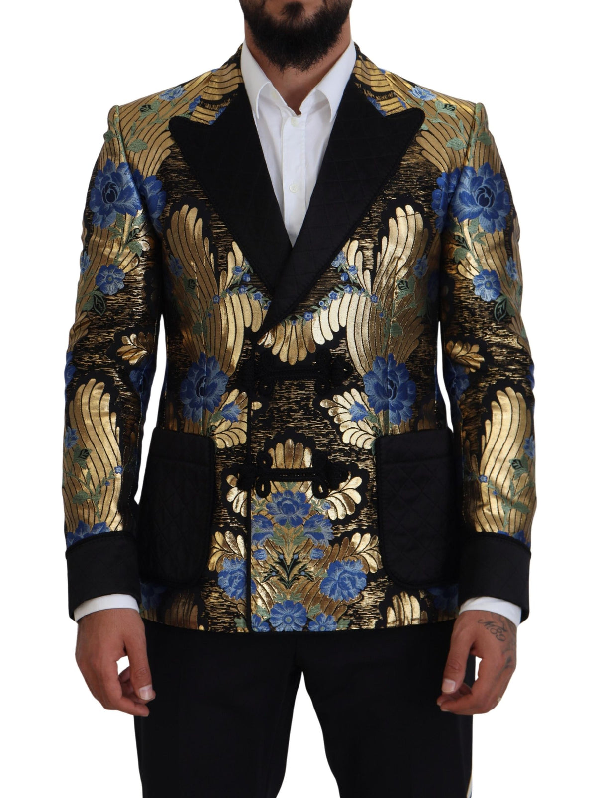 Elegant Floral Evening Party Blazer by Dolce & Gabbana