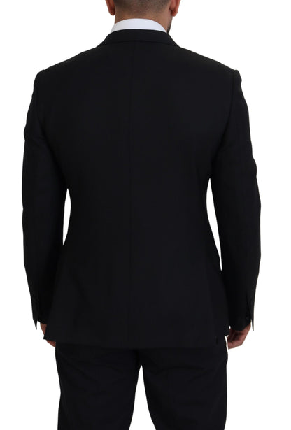  - Elegant Single-Breasted Wool Blend Blazer