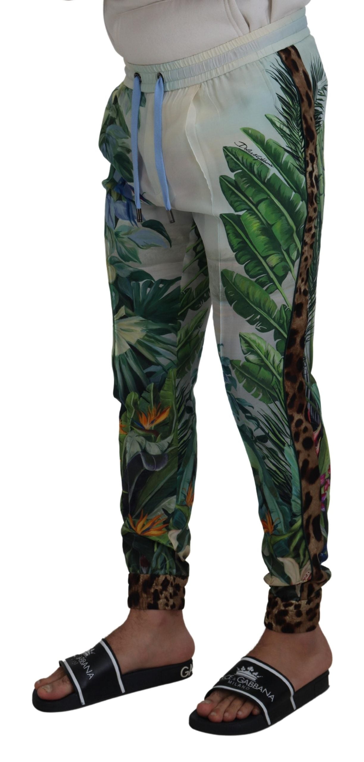  - Multicolor Silk Statement Pants