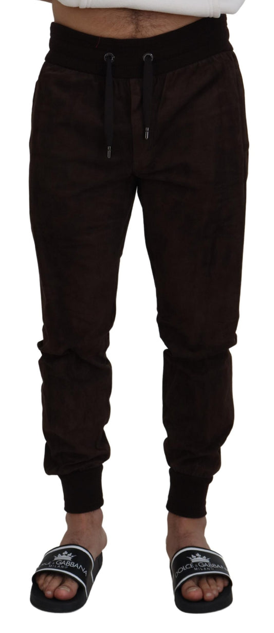  - Stunning Authentic Jogger Pants in Brown