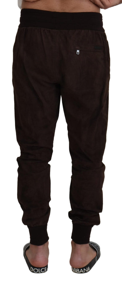  - Stunning Authentic Jogger Pants in Brown