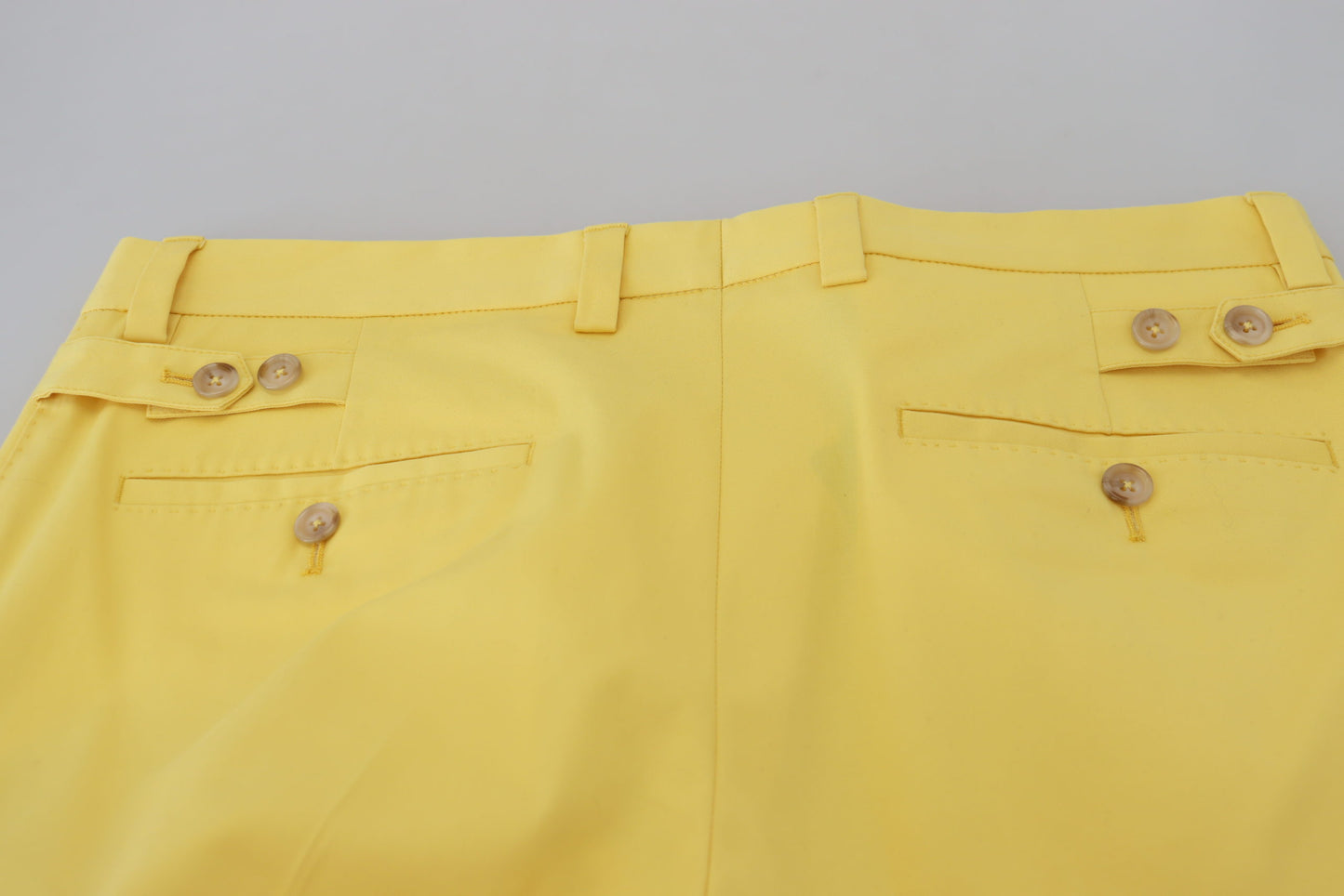  - Sun-Kissed Yellow Cotton Trousers