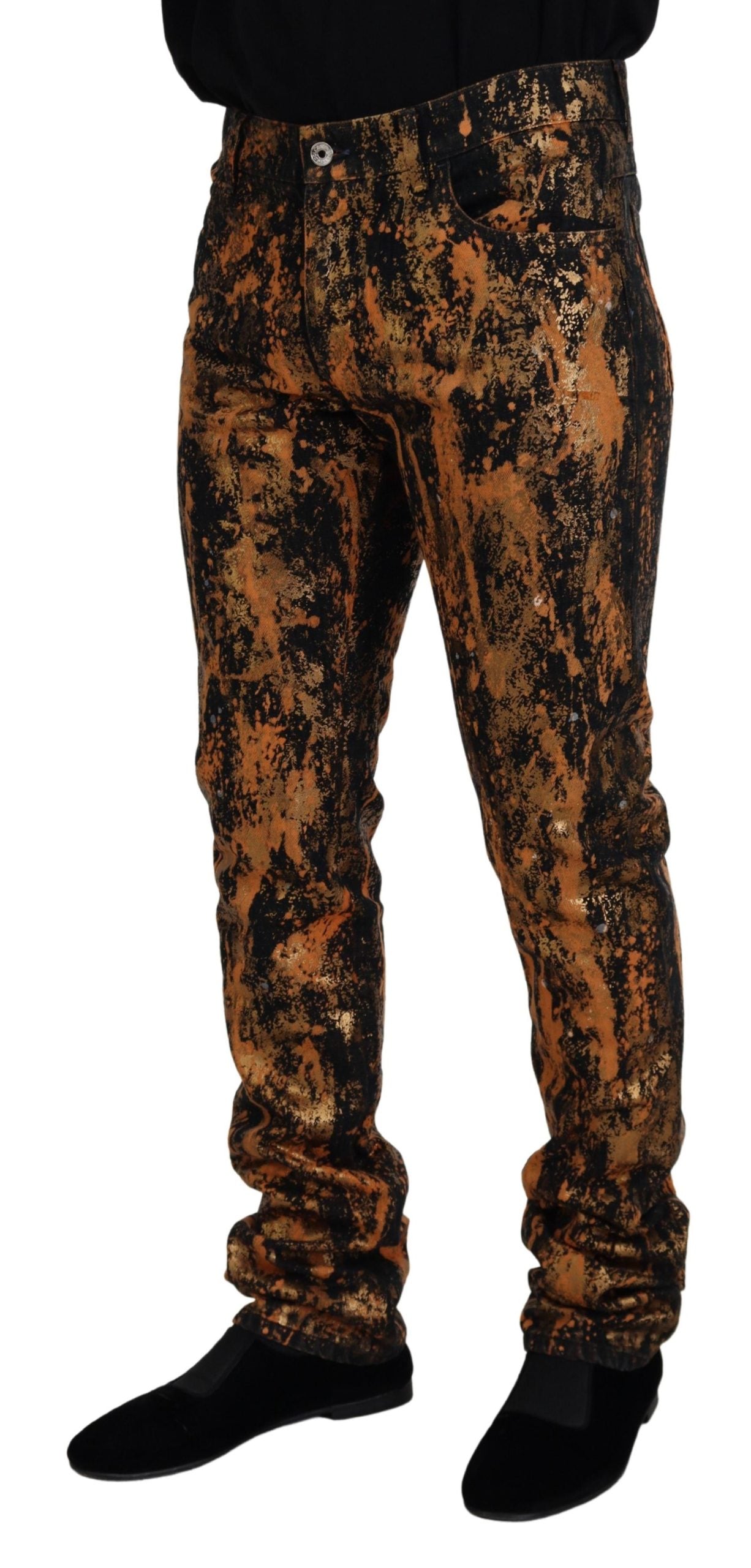  - Golden Ash Cotton Denim Pants