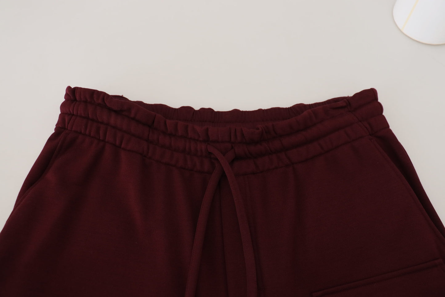  - Elegant Maroon Tailored Shorts