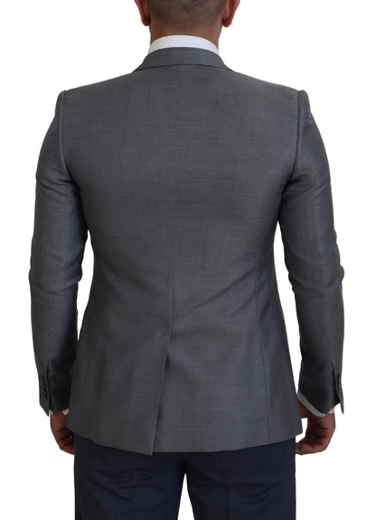  - Elegant Light Gray Sicilia Blazer Jacket