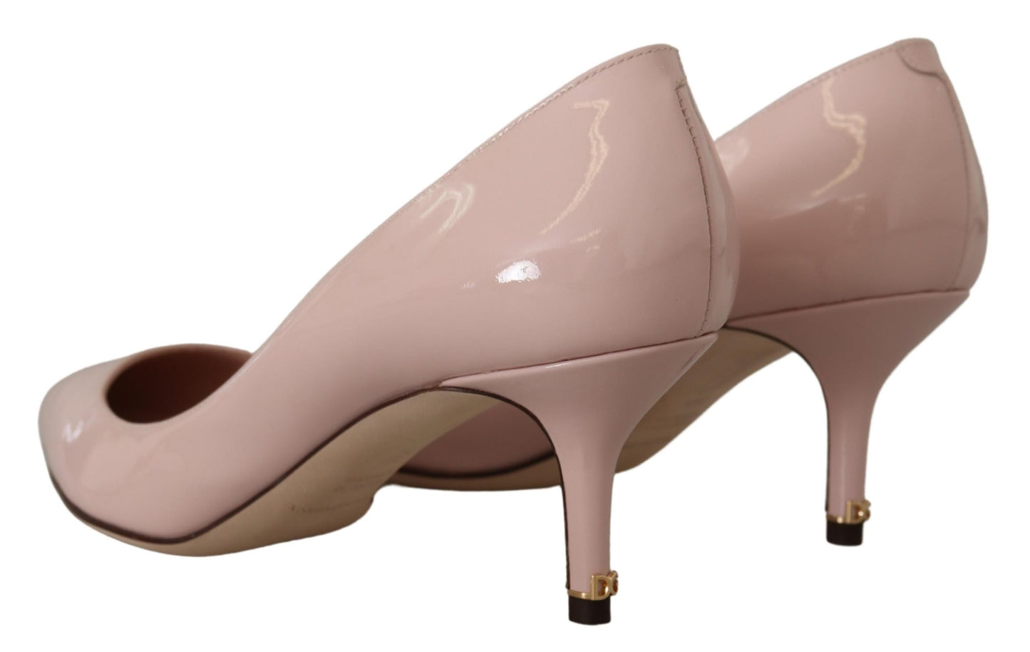  - Elegant Patent Leather Heels in Pink