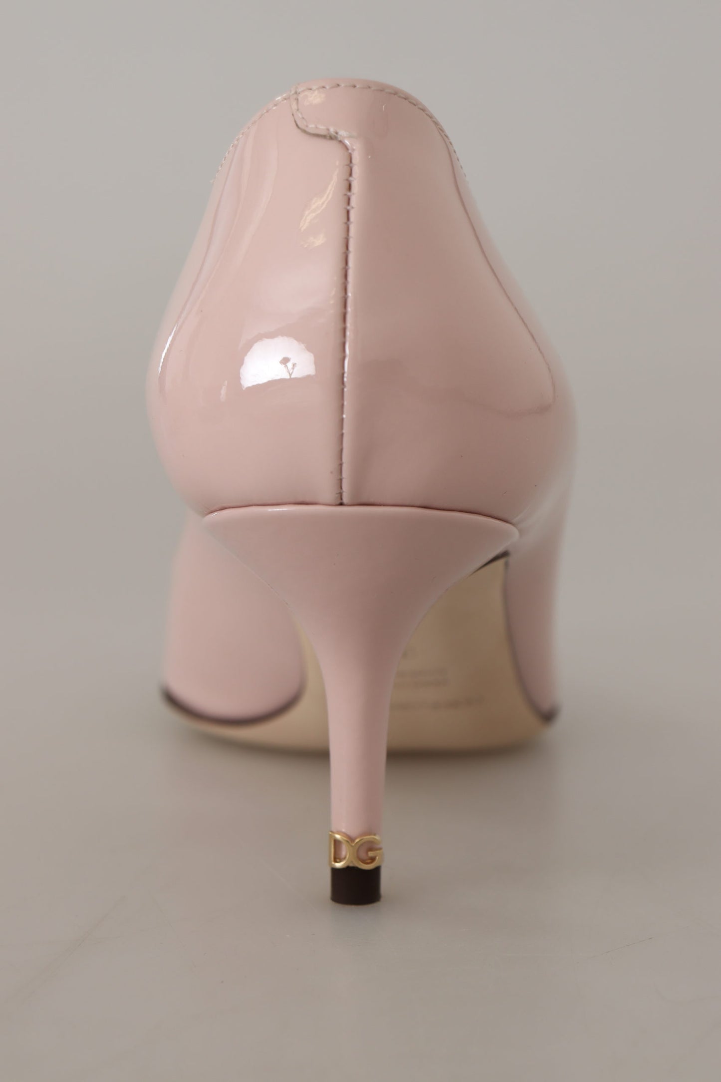  - Elegant Patent Leather Heels in Pink