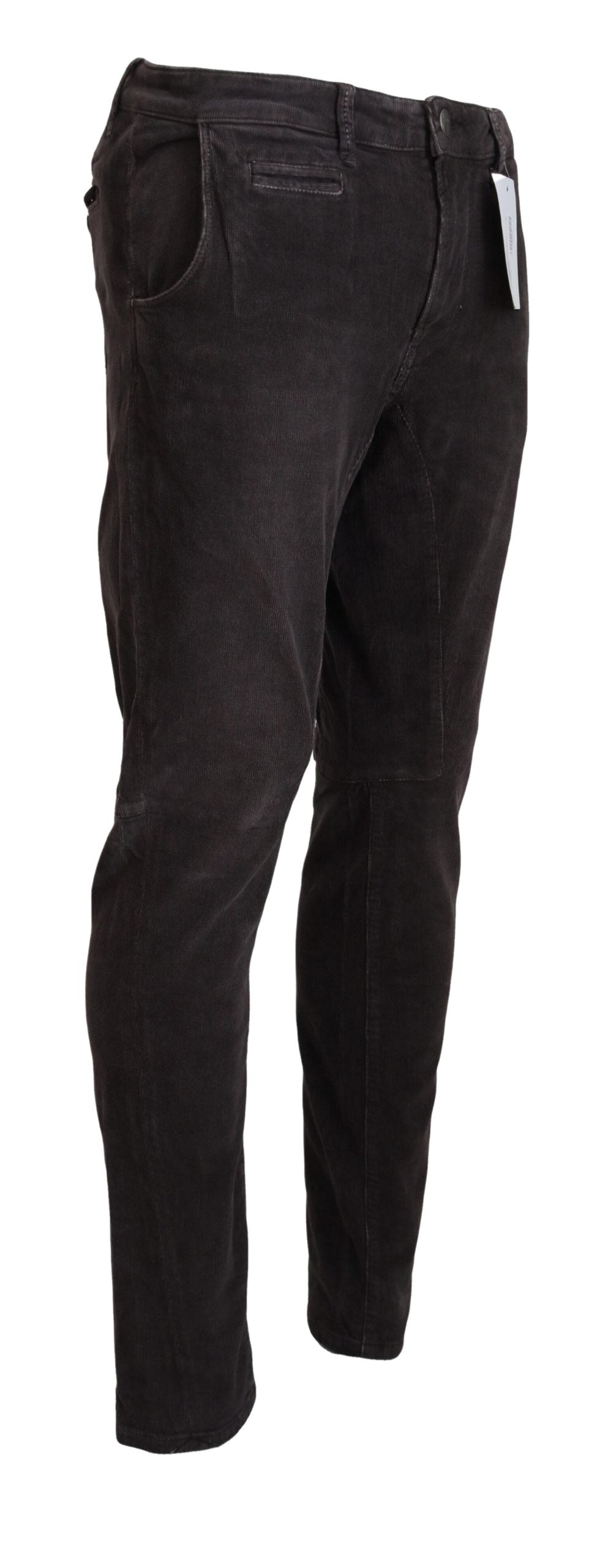  - Elegant Corduroy Brown Pants