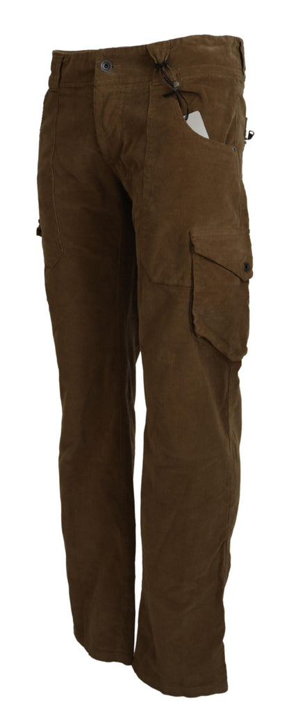  - Chic Brown Corduroy Cargo Pants